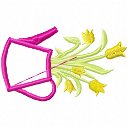 Vase For Flowers Embroidery Design 9 Vase For Flowers Embroidery Design 9